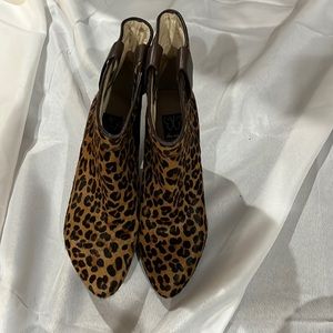 Ella Moss Benny Leopard Calf Hair Booties